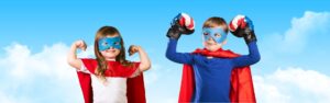 Kinderen als superhelden